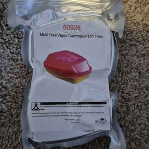 NIP 1 Set Of Full-Face Mask Respirator REPLACEMENT FILTERS 60926 P100 Filters